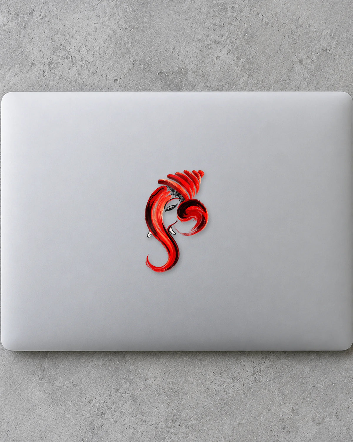 Ek Rekha Ganesha hard surface patch mockup