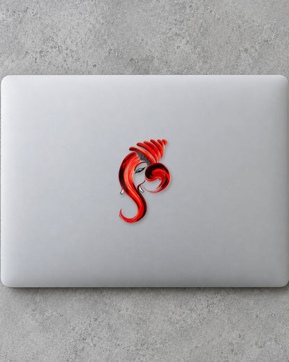 Ek Rekha Ganesha hard surface patch mockup