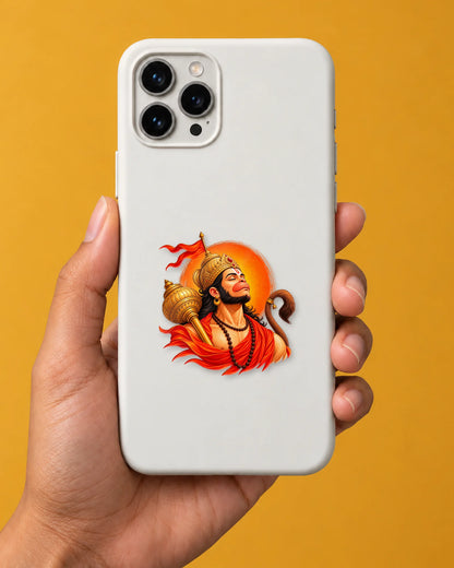 Bhagwa Bajrang hard surface patch mockup