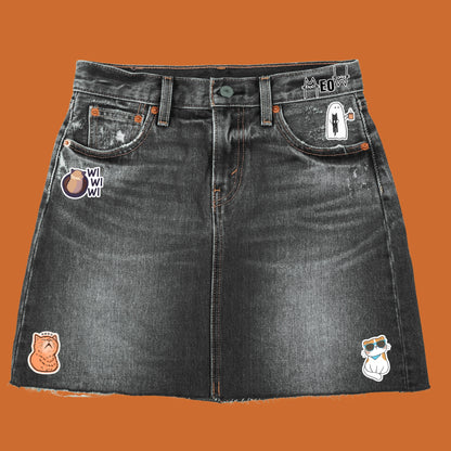 Kitty cat | Pack of 30 Hot-Sticks | Iron on patches