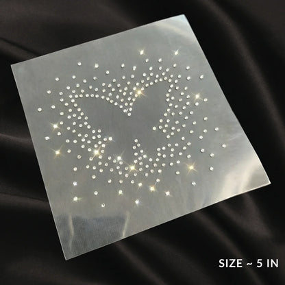 Stardust Heart | Iron-On Embellishment
