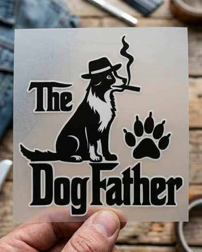 The Dog Father | Iron-on Patch | Pawfect Vibes