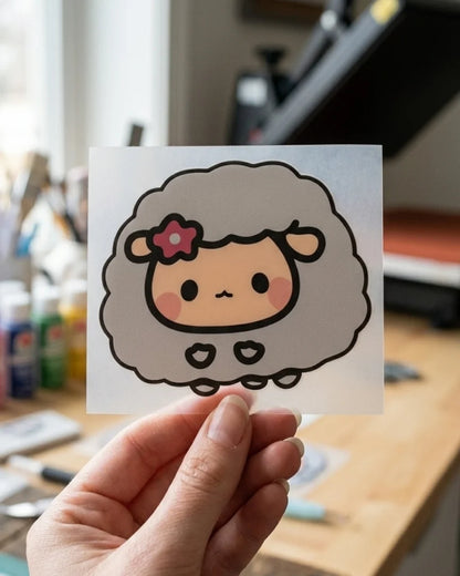 Little Lamb | Iron-on Patch | Tiny Totems