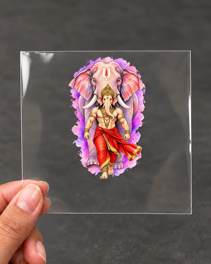 Gajraj Yatra hard surface patch on clear film