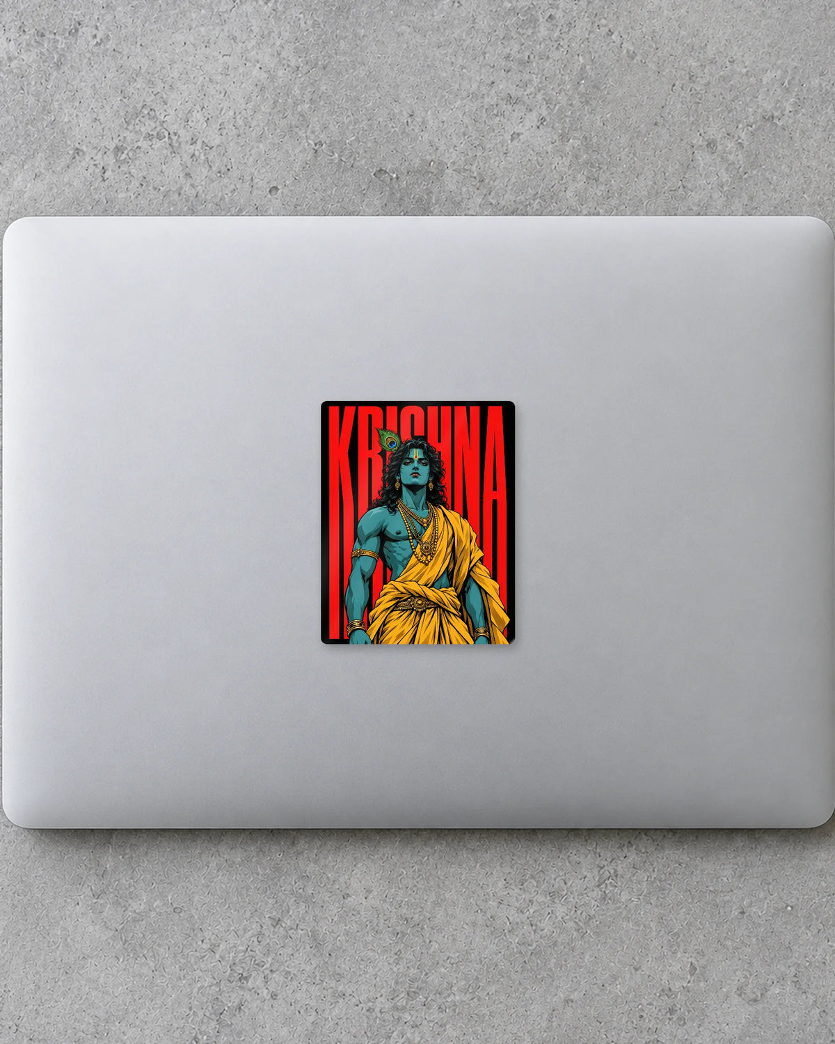 Bold Krishna hard surface patch mockup