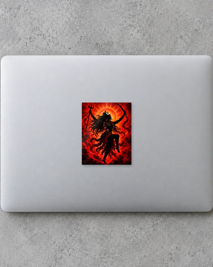 Kali Tandav hard surface patch mockup