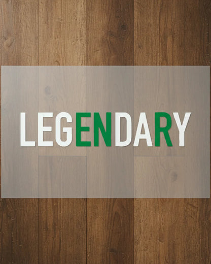 Legendary Leg Day | Iron-on Patch | Lift Cult