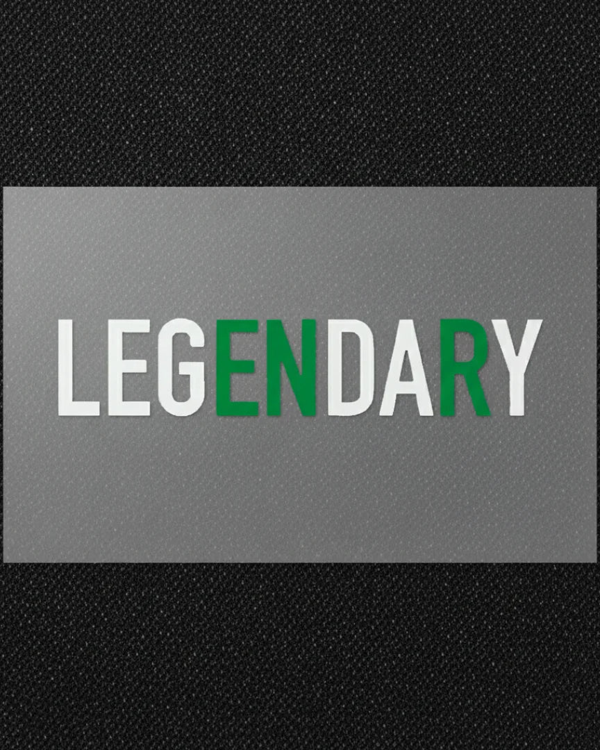 Legendary Leg Day | Iron-on Patch | Lift Cult
