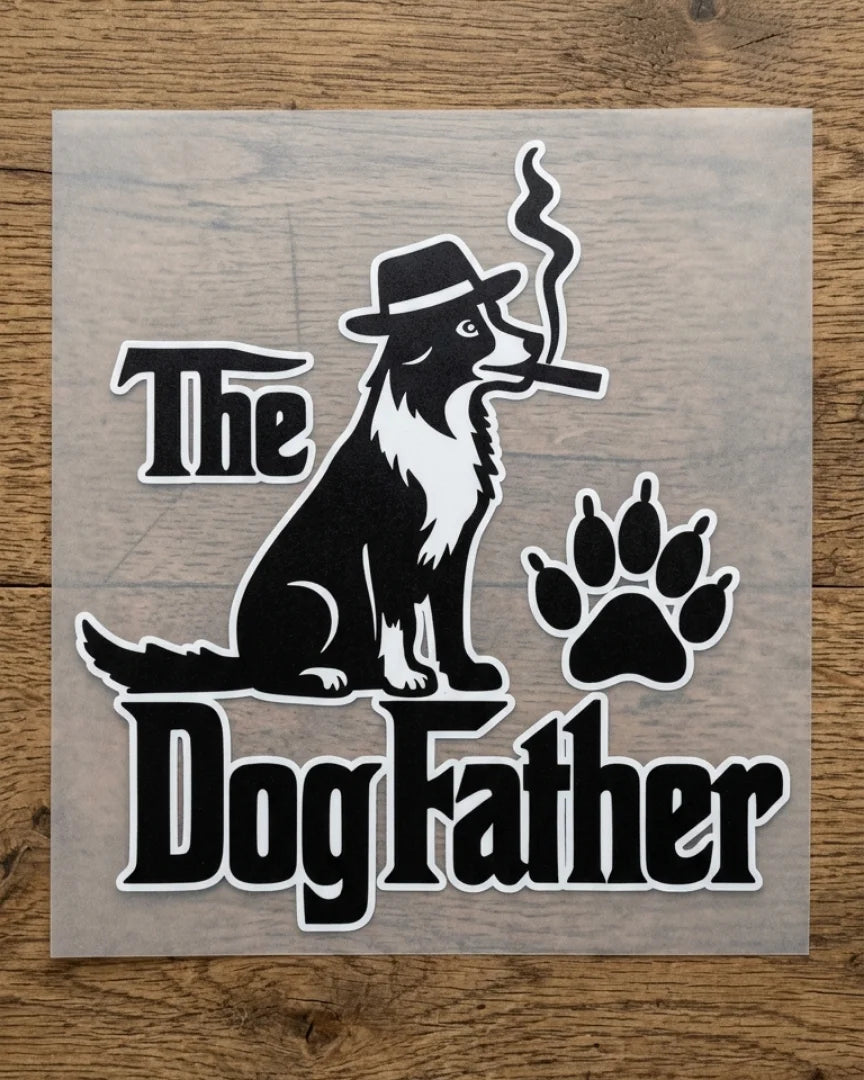 The Dog Father | Iron-on Patch | Pawfect Vibes