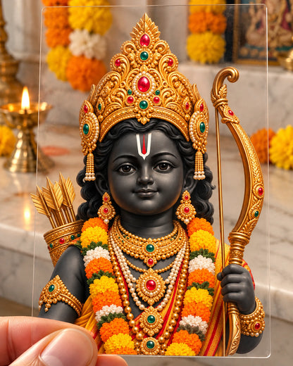Ram Lalla hard surface patch on clear film