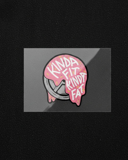 Kinda Fit Kinda Fat | Iron-on Patch | Lift Cult