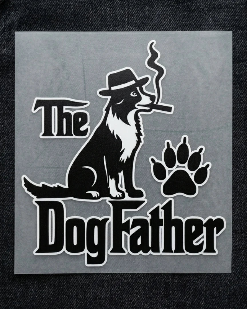 The Dog Father | Iron-on Patch | Pawfect Vibes
