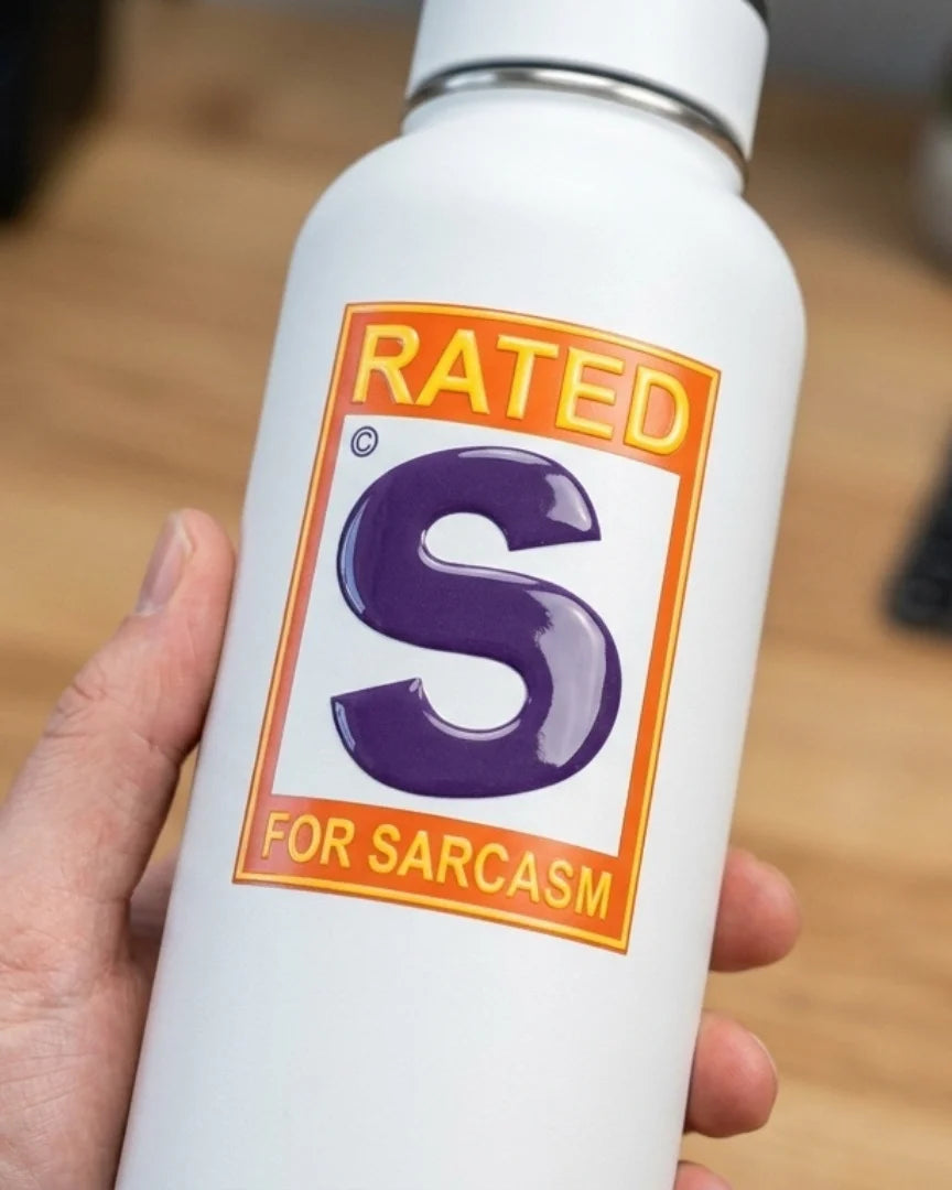 Sarcasm Stickers | Hard surface patches | Off the Map