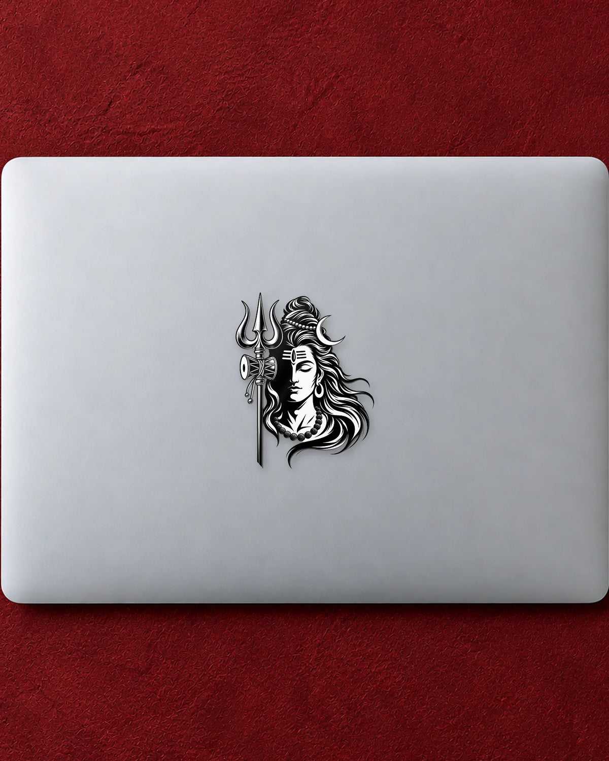 Trishul Dhari hard surface patch mockup