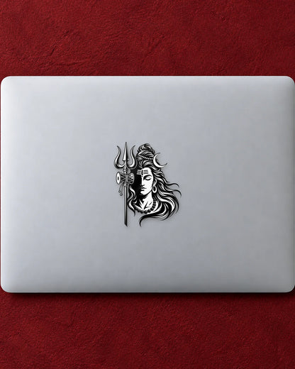 Trishul Dhari hard surface patch mockup