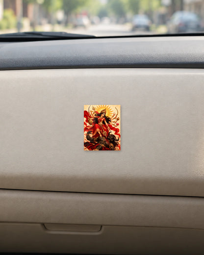 Mahishasura Mardini hard surface patch mockup