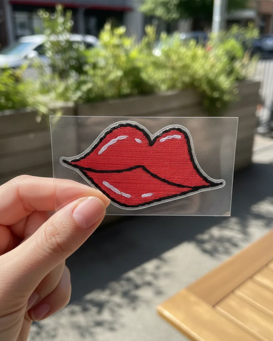 Cherry Kiss | Iron-on Patch | Cottagecore