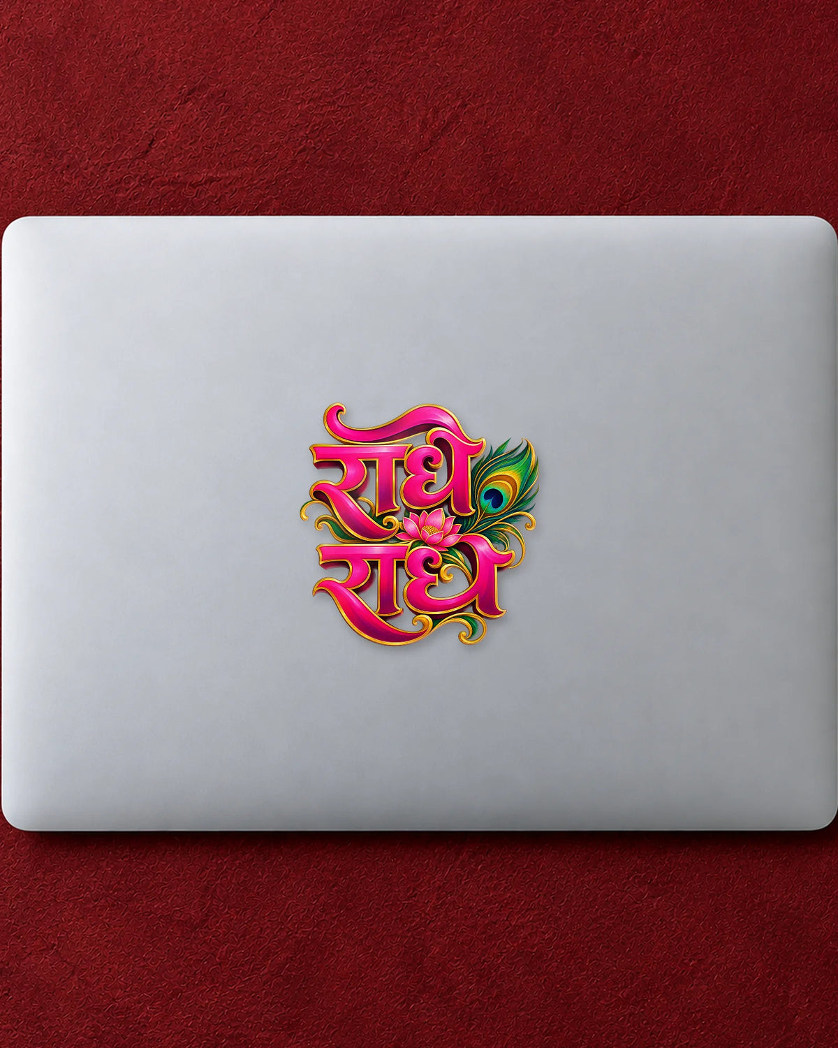 Radhe Radhe Lotus hard surface patch mockup