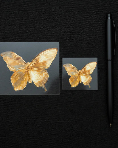 Golden Flutter | Iron-on Patch | Pinterest board