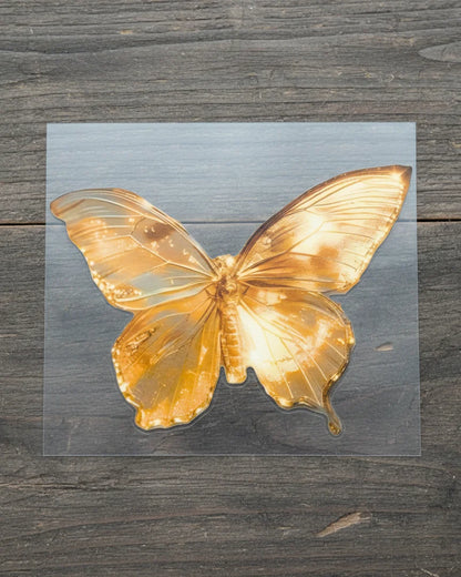 Golden Flutter | Iron-on Patch | Pinterest board