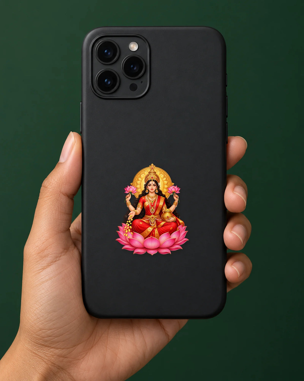 Lakshmi Padma hard surface patch mockup