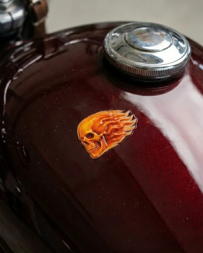 Skull Flame | Slap-Ons | Hard surface patches