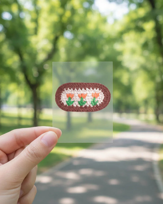 Tulip Trip | Iron-on Patch | Cottagecore