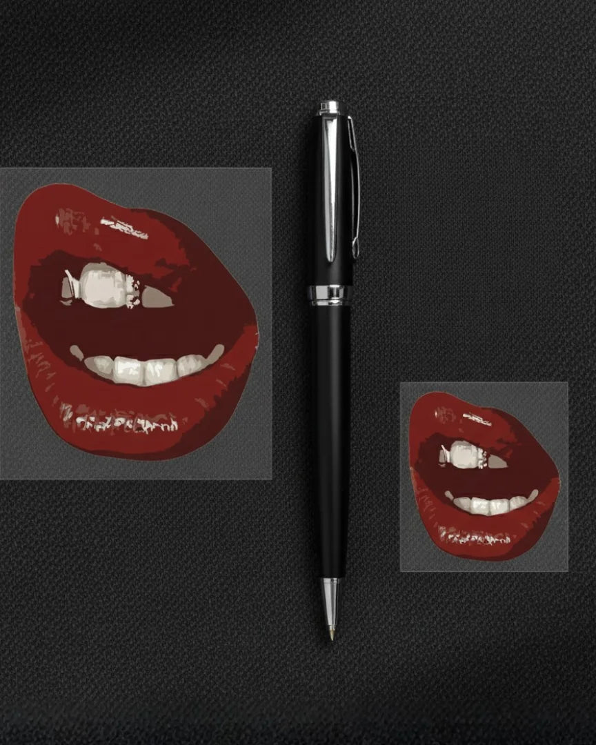 Bold & Unbothered Lips | Iron-on Patch | Pinterest board