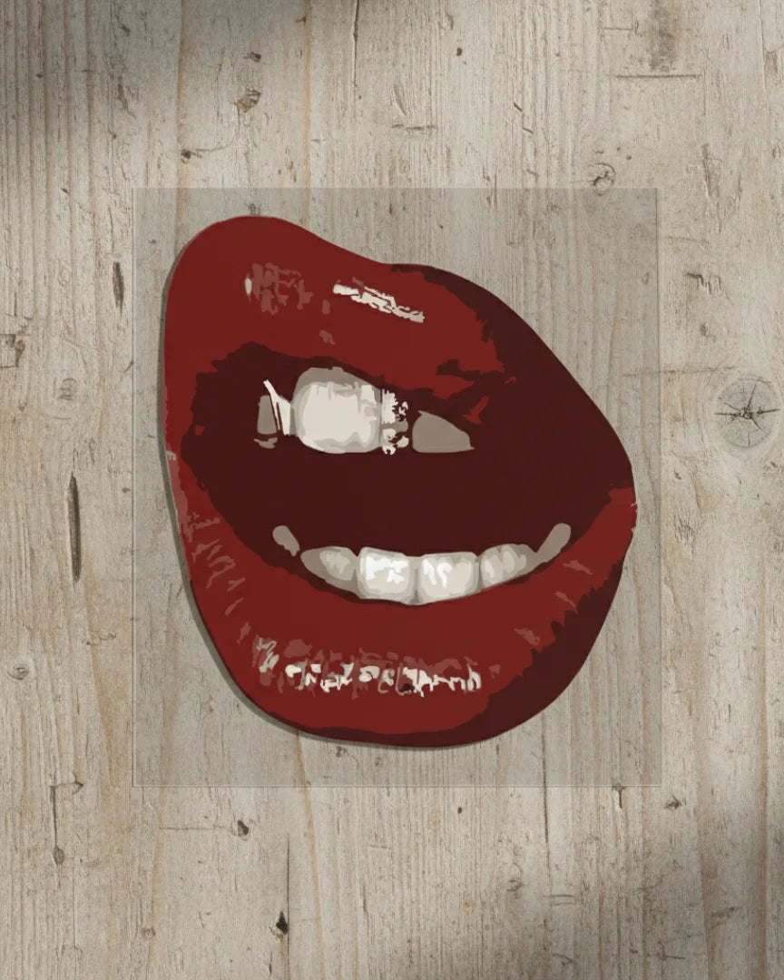 Bold & Unbothered Lips | Iron-on Patch | Pinterest board