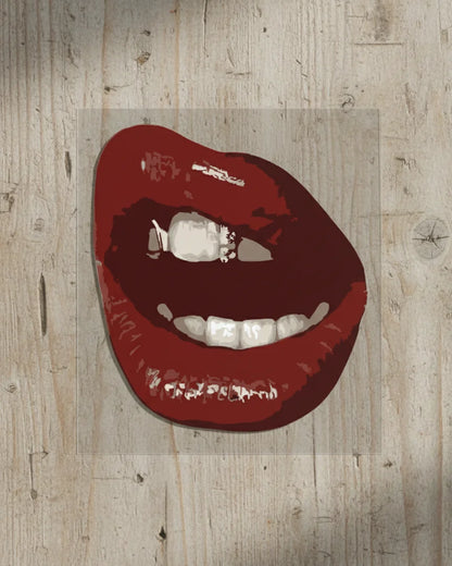 Bold & Unbothered Lips | Iron-on Patch | Pinterest board