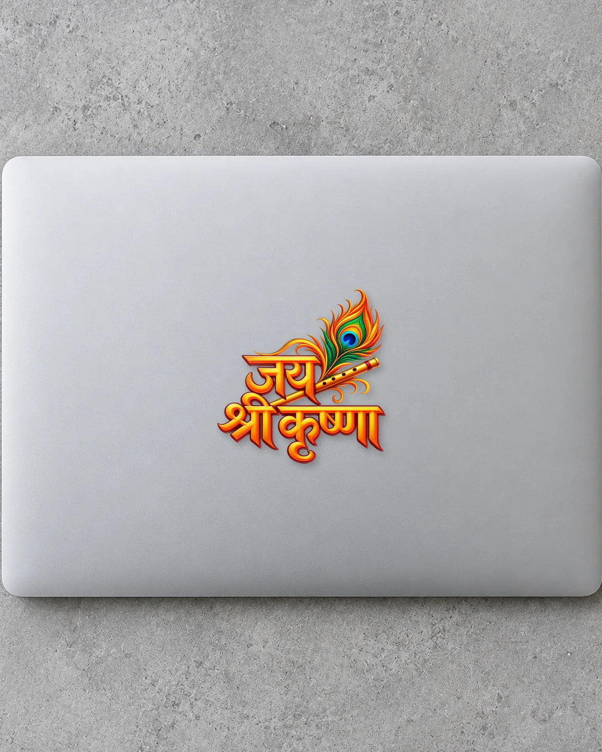 Jai Shri Krishna hard surface patch mockup