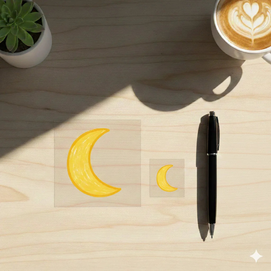 Crescent Crayon | Iron-on Patch | Meadow Manor