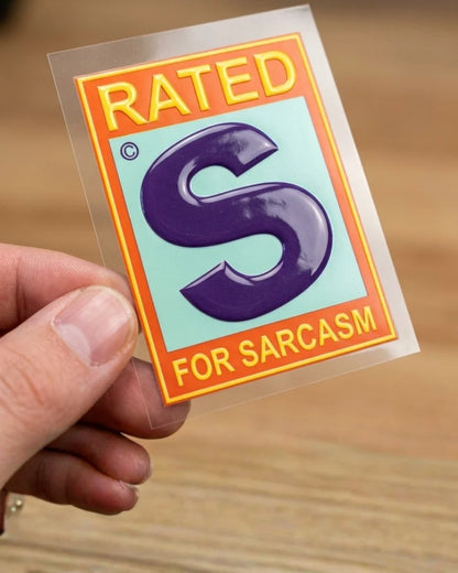 Sarcasm Stickers | Hard surface patches | Off the Map