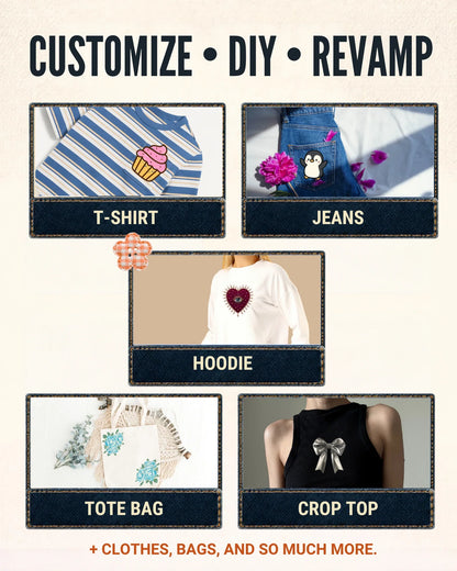 Guiding Star | Iron-on Patch | Cosmic Threads