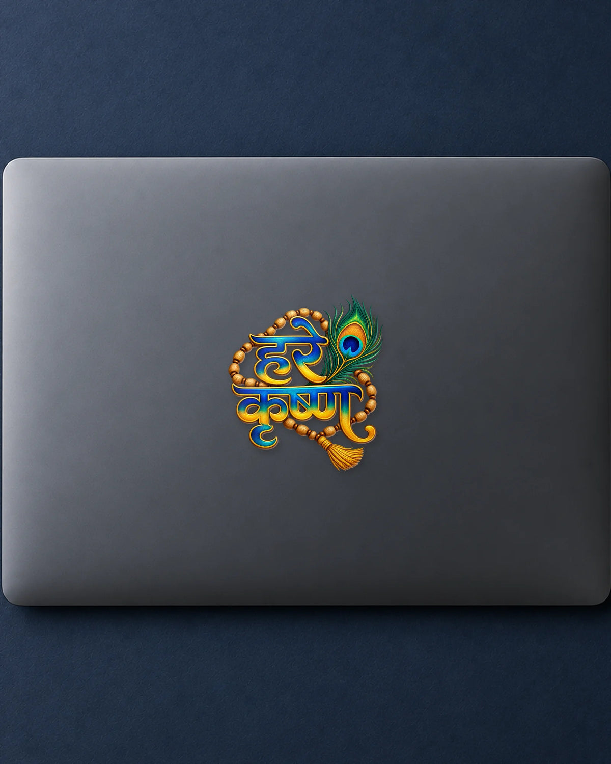 Hare Krishna Mala hard surface patch mockup