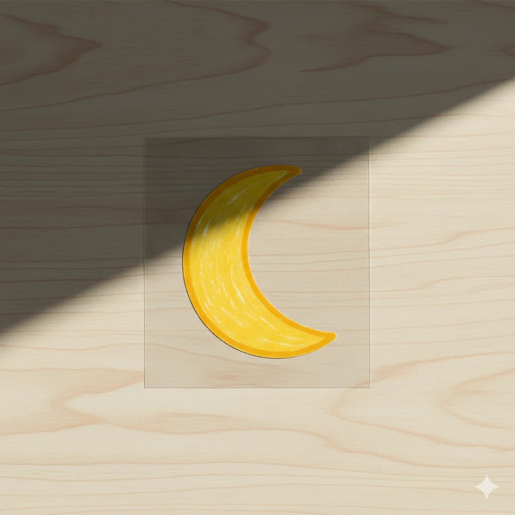 Crescent Crayon | Iron-on Patch | Meadow Manor