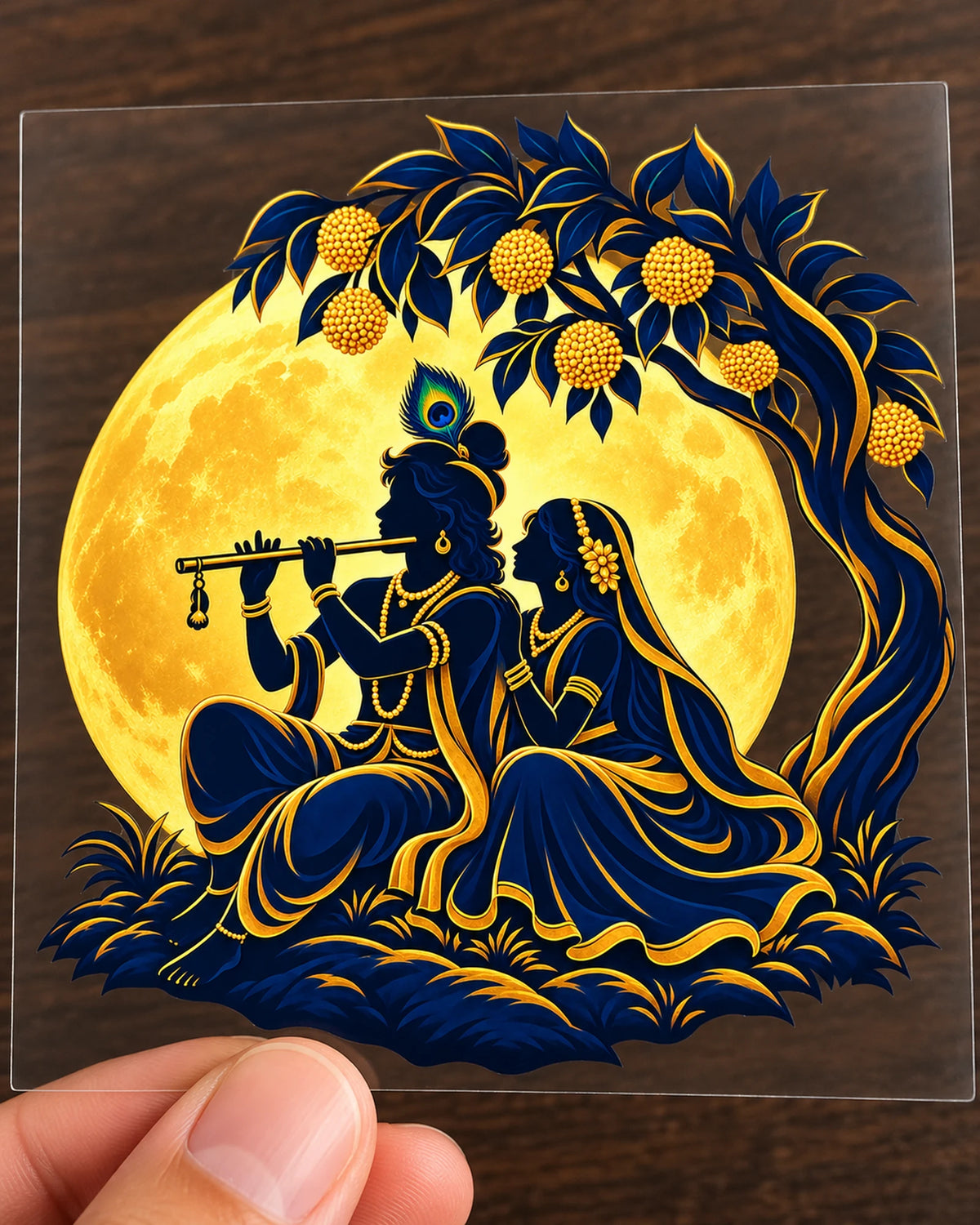 Kadamb Ke Neeche hard surface patch on clear film