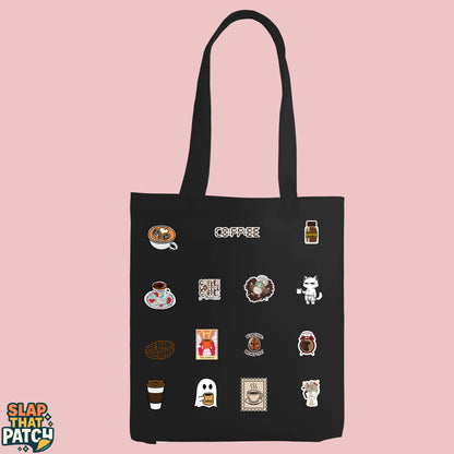 Coffee Mood Club | Pack of 30 Hot-Sticks | Iron on patches