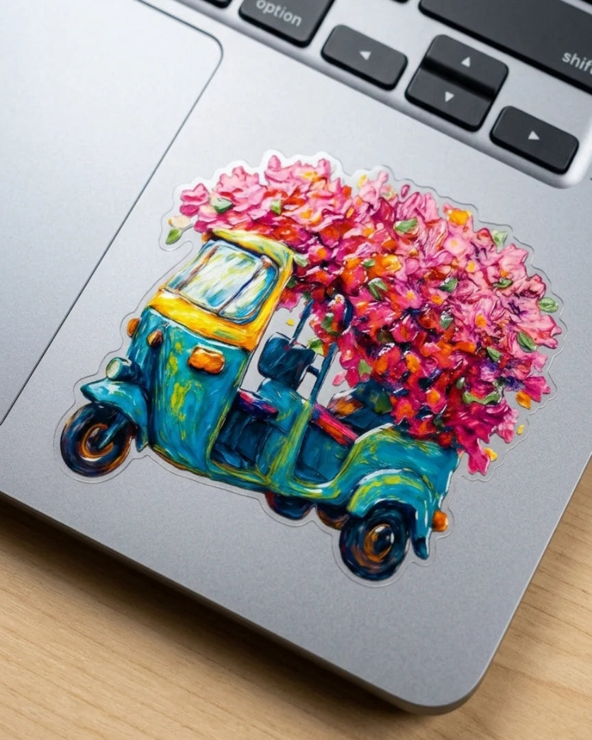 Rickshaw in Bloom | Hard surface patches | Tropical Pulse