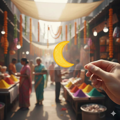 Crescent Crayon | Iron-on Patch | Meadow Manor