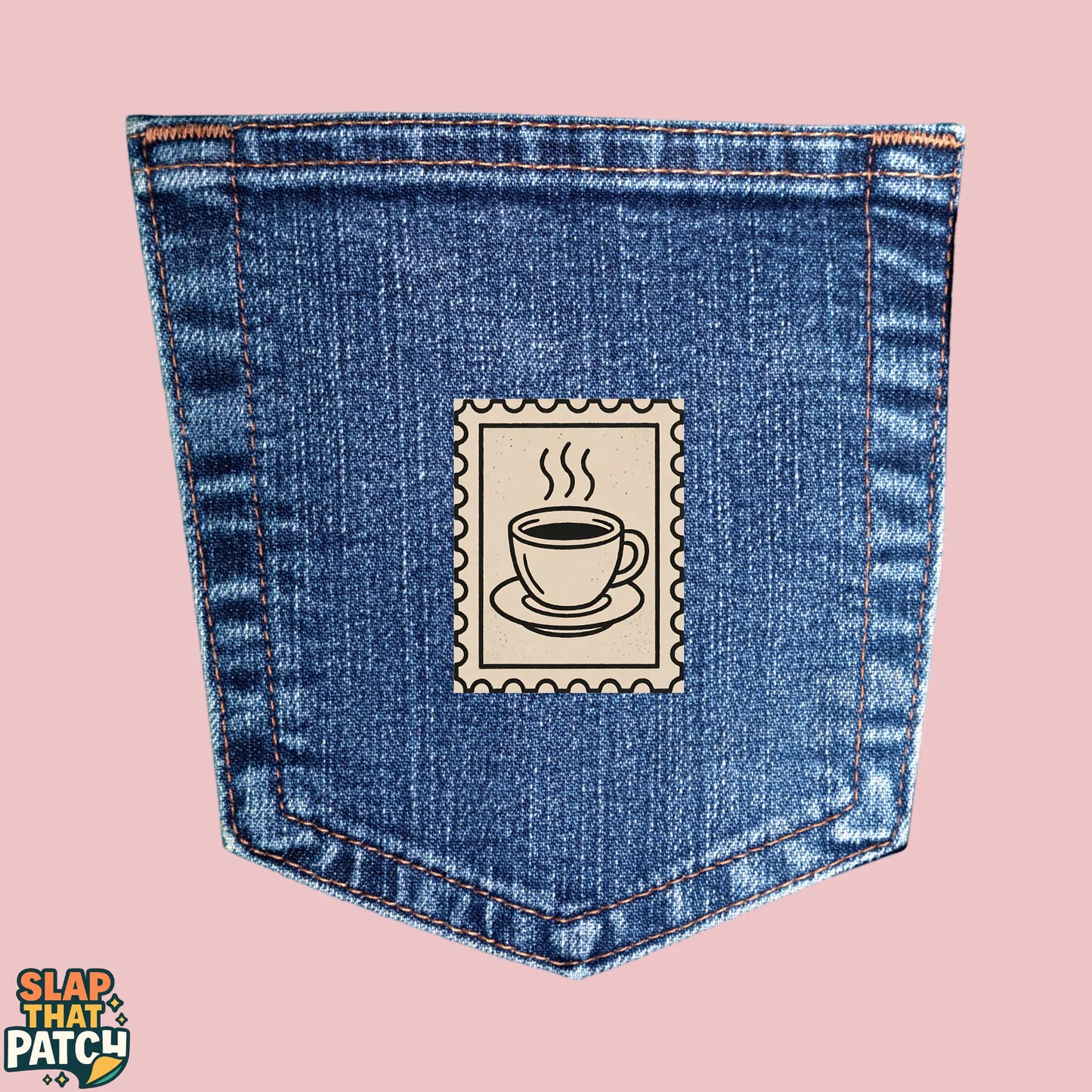 Coffee Mood Club | Pack of 30 Hot-Sticks | Iron on patches