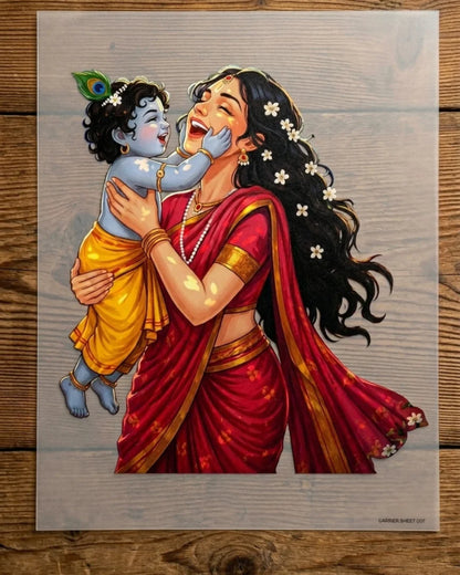 Mother's joy | Iron-on Patch | Divine Blessing