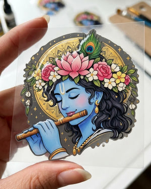 Blossom Krishna | Hard Surface Patch | Divine Blessing