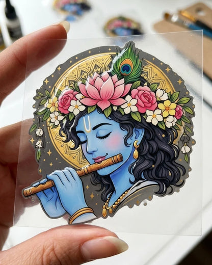 Blossom Krishna | Hard Surface Patch | Divine Blessing