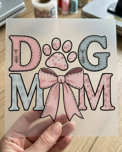 Dog Mom | Iron-on Patch | Pawfect Vibes