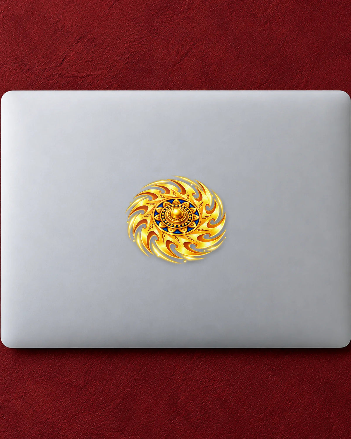 Golden Sudarshan hard surface patch mockup