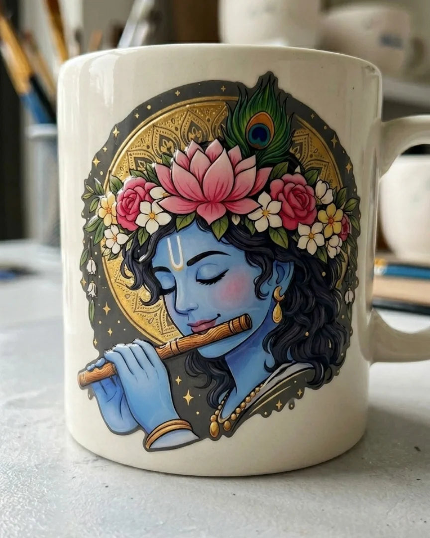 Blossom Krishna | Hard Surface Patch | Divine Blessing