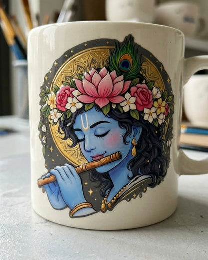 Blossom Krishna | Hard Surface Patch | Divine Blessing