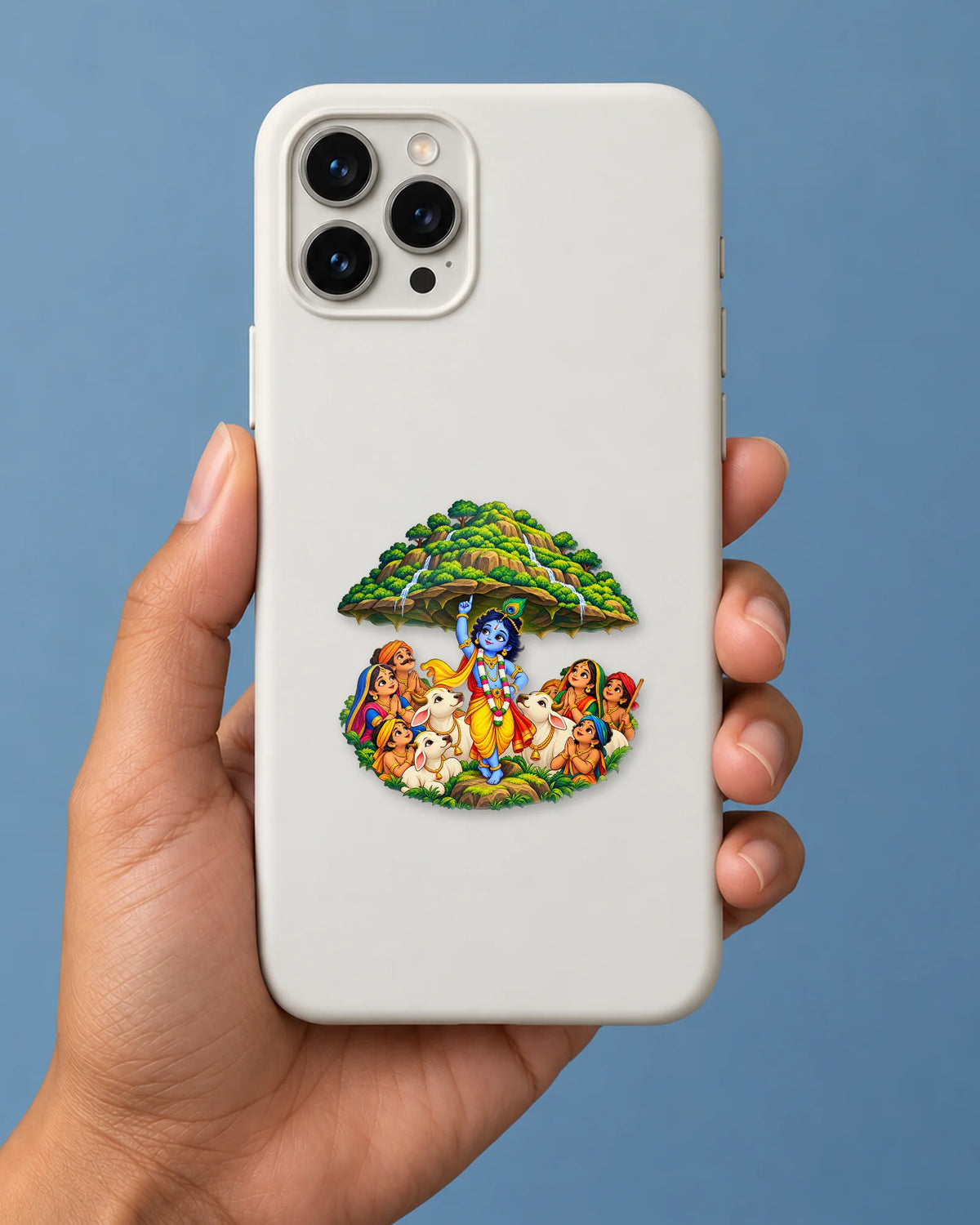Govardhan Dhari hard surface patch mockup