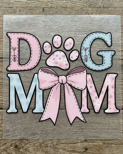 Dog Mom | Iron-on Patch | Pawfect Vibes